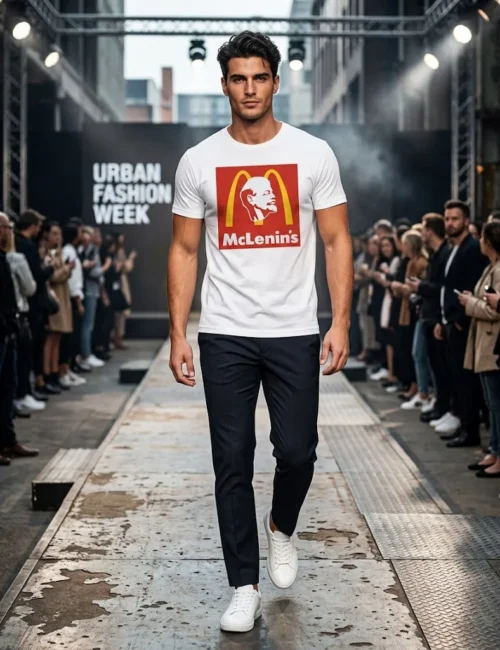 model wearing mclenin