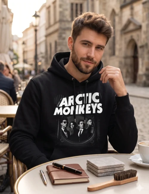 man wearing hoodie