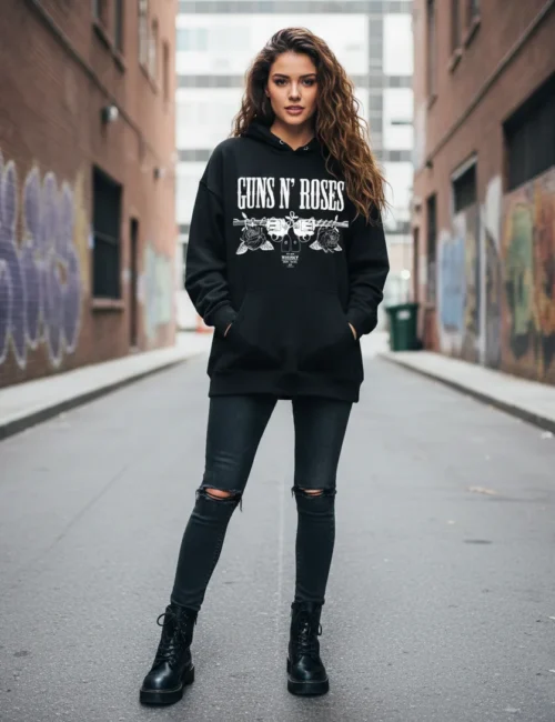 kopela me hoodie guns n roses