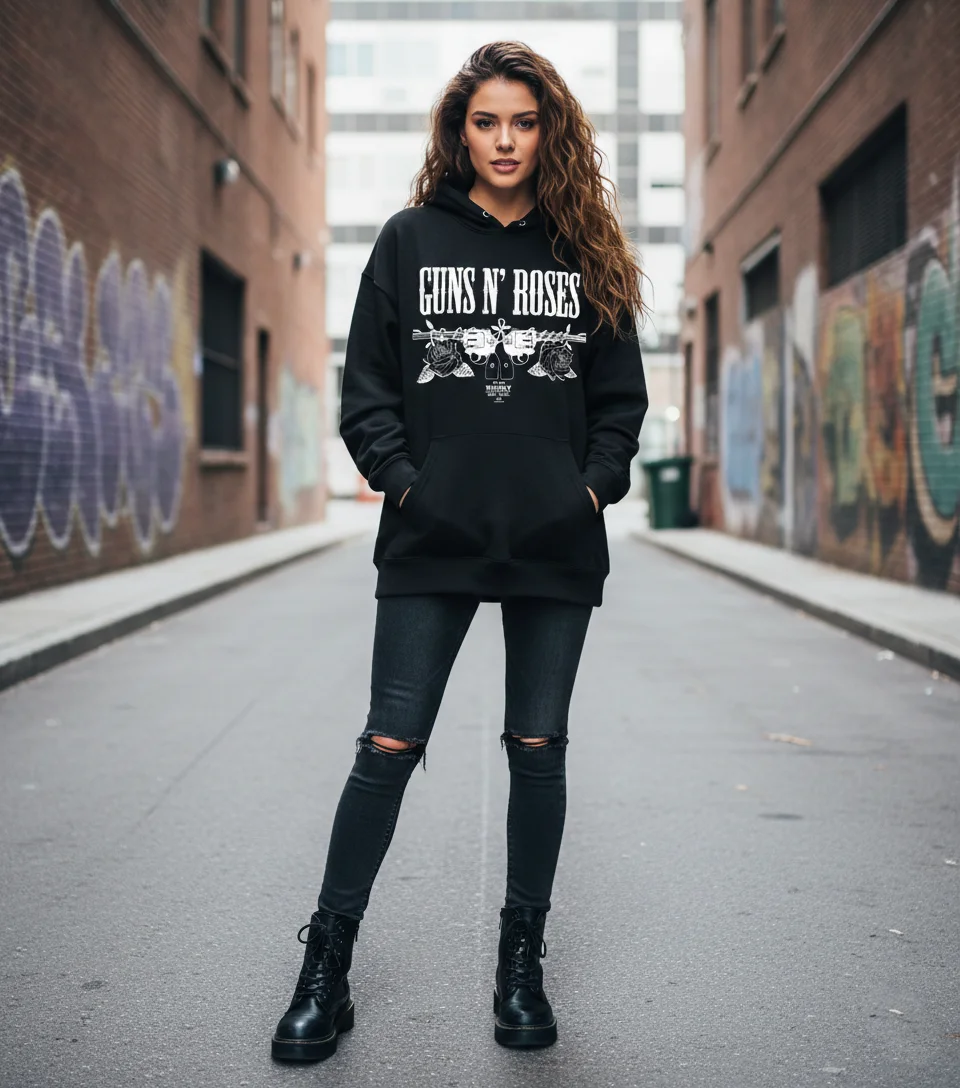kopela me hoodie guns n roses