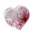 Photo Snow Globe heart 97 x 91 mm – Heart glitters