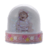 Photo Snow Globe 95 x 92 mm – Baby Pink With silver/pink glitters and stars