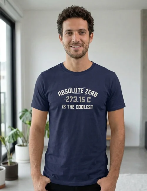 ABSOLUTE ZERO IS THE COOLEST MENS TSHIRT