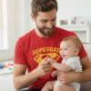andras me kokkino mplouzaki superdad