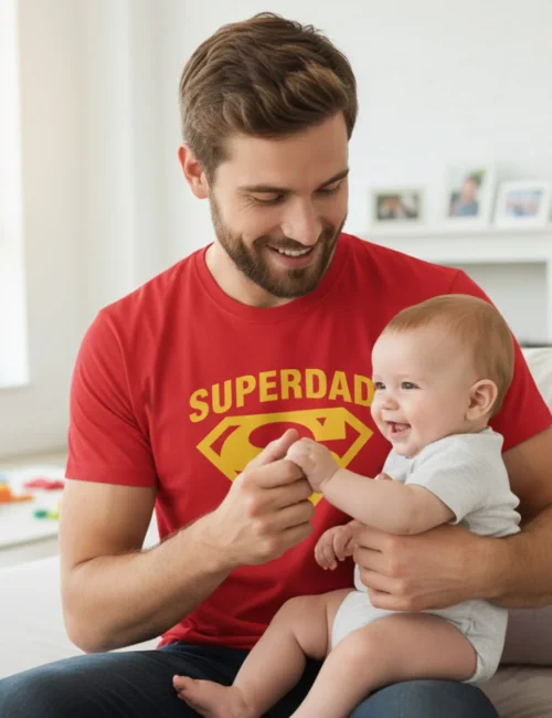 andras me kokkino mplouzaki superdad