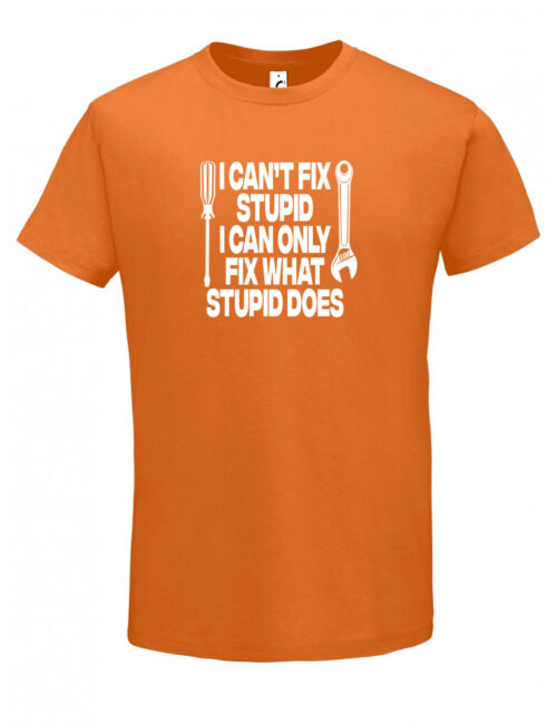 I can't fix stupid....