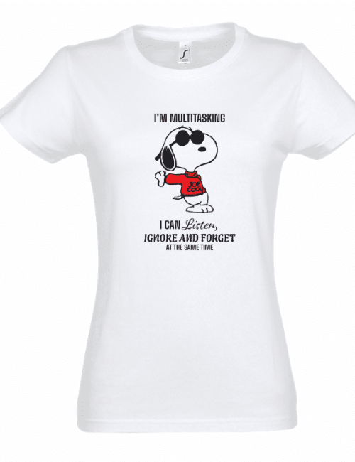 mutitasking snoopy