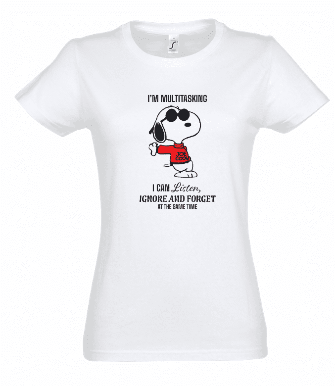 mutitasking snoopy