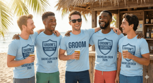 Εκτύπωση μπλούζας για bachelor