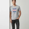 man wearing custom tshirt